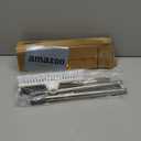 SetSail Floor Scrub Brush with 51-Inch Long Adjustable Handle 2 in 1 Scrape Brush Stiff Bristle Floor Scrubber for Cleaning Shower Bathroom Garage Kitchen Wall Deck Tub Tile (Grey White-standard-1 Pack)