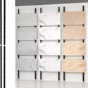 Tile Display Rack, Wall Mounted Tile Sample Display Rack for Retail Stores, Multi Layer Ceramic Sample Storage Organizer, Tile Display Stand for Vendor Commercial Exhibition Display