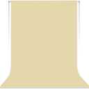 Backdrop for Photoshoot, Professional Photo Backdrop Background Curtain for Product Photography, Portraits, Wedding, Party, Live Streaming Video Recording 5X7 FT Tan