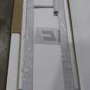 Bifold Barn Door 72"18" x4 x 84", 1 Lites Mirror Panel with Sliding Hardware Kit Set, Pre-drilled Closet Door Slab, 80" Track for 4 Doors, MDF, White,Easy Installation