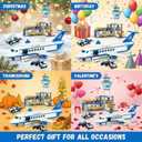 City Passenger Airplane Building Blocks Set with Plane,Airport, Terminal and Trailer Creative Building Model Toy Gift for Adults Aviation Lovers Idea