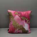 Abstract Decorative Throw Pillow 'Vivanti Gold'