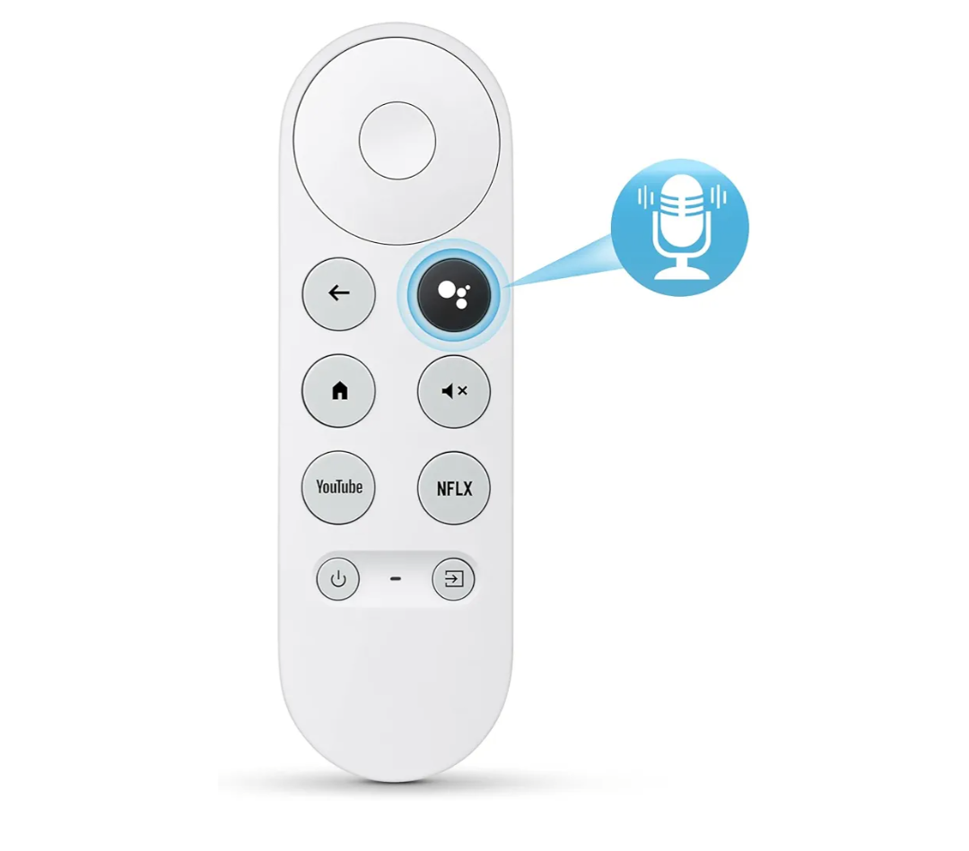Replacement for Google-Chromecast-Remote, for Chromecast with Google TV Remote 4K/HD & Google TV Streamer 4K(Only for Snow Chromecast Google)