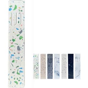 A&S Modern Stone Mezuzah Case Design, Mezuza Cover for Scroll Protection, Easy Peel and Stick Houswarming Gift and Home Blessing (Terrazzo Blue/Green, 7 Inches) A&S Modern Stone Mezuzah Case Design, Mezuza Cover for Scroll Protection, Easy Peel and Stick Houswarming Gift and Home Blessing (Terrazzo Blue/Green, 7 Inches)