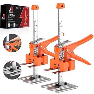 Labor Saving Arm Jack Handle 2 Pack,15 in Construction Jack,Multifunctional Furniture Jack for Installing Cabinets and Wall Tile Height Adjuster Handheld Lifter Tool, Load 400LBS