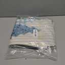 AVOIN colorlife Winter Snowman Joy Snowflake Christmas Throw Pillow Covers, 18 x 18 Inch Xmas Tree Winter Holiday Buffalo Plaid Cushion Case Decoration for Sofa Couch Set of 4 (Blue)