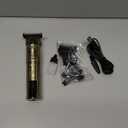 Ufree Professional Beard Trimmer for Men, Zero Gapped T-Blade Hair Clipper & Mustache Trimmer Kit with LCD Display, Precision Edgers for Haircut & Grooming, Barber-Grade Electric Shaver, Gifts for Men (Brown)