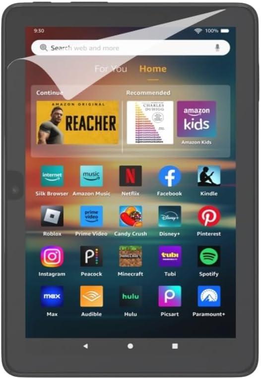 Anti-Glare Screen Protector (2 Pack), for Amazon Fire HD 8 tablet (2022 & 2024 releases)
