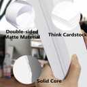 100 Sheets White Cardstock 12 x 12 80lb | Heavyweight White Card Stock Printer Paper | Ideal for Business Cards, Art Projects, Invitations and Printing