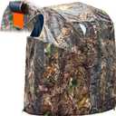 Hunting Blind 3-Panel Ground Blind with Carrying Bag Portable Hunting Ground Blinds for Deer Waterfowl Turkey Hunting