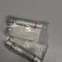 3 Pack Spring Hinges Self Closing 3.5 Inch, Self Closing Door Hinges with 5/8'' Radius Corners, Adjustable Tension for Garage, Front and Back Doors, Left and Right Hand, UL Listed