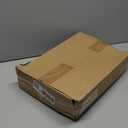 Gandeer 200 Pack 5 oz Mini Cake Pans with Lids, Aluminum Foil Mini Baking Tins, Square Disposable Cupcake Baking Cups Dessert Containers for Christmas Wedding Birthday Winter Party(Black,Stylish)