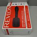 REVLON One-Step Hair Dryer and Styler, All-in-One Hair Brush Straightener for Salon-Quality Smooth & Straight Styles, Black (1 Count (Pack of 1))
