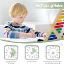 Visual Timer for Kids with Pause Function, 60 Minute Countdown Timer for Kids Desk Study, Teaching, Kitchen Cooking, Office Meetings, Time Management for ADHD (White)
