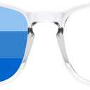 TIJN Progressive Multifocus Reading Glasses for Women Anti Blue Light Blocking Readers Vintage Square Nerd Eyeglasses (02-transparent)