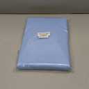 homing Rectangle Vinyl Tablecloth, Waterproof Spillproof Plastic Flannel Backed Table Cloth, Wipe Clean Table Cover for Dining, Buffet Parties and Camping (Baby Blue, 52" x 70")