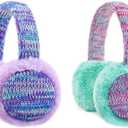 RAOEXI Winter Ear Muffs For Kids Warm Furry Knit Girls Earmuffs Boys Baby Plush Toddler Ear Warmers Outdoor Ear Covers