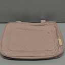 BAGSMART Toiletry Bag Travel Bag with Hanging Hook, Water-resistant Makeup Cosmetic Bag Travel Organizer for Accessories, Shampoo, Full-size Container, Toiletries (Baby Pink, Medium)