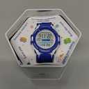 Kids Digital Watch for Boys Girls, Waterproof LED Colorful Lights Sports Watch Suitable for 5-17 Years Old Teenagers (with Gift Box) Blue-white
