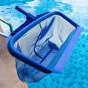 Pool Skimmer Net, Swimming Pool Leaf Skimmer Net,Heavy Duty 20" Pool Skimmer Net, Heavy Duty Leaf Rake Cleaning Tool, Reinforced Frame Deep Rake Net.