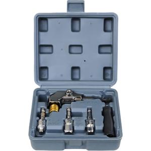 4Pcs Right Angle Drill Adapter Set-Upgraded 105° Angle Attachment with Rotatable 1/4",3/8",1/2" Socket Adapters&Extension for Tight Spaces,Cordless Drills,Impact Drivers&DIY Projects