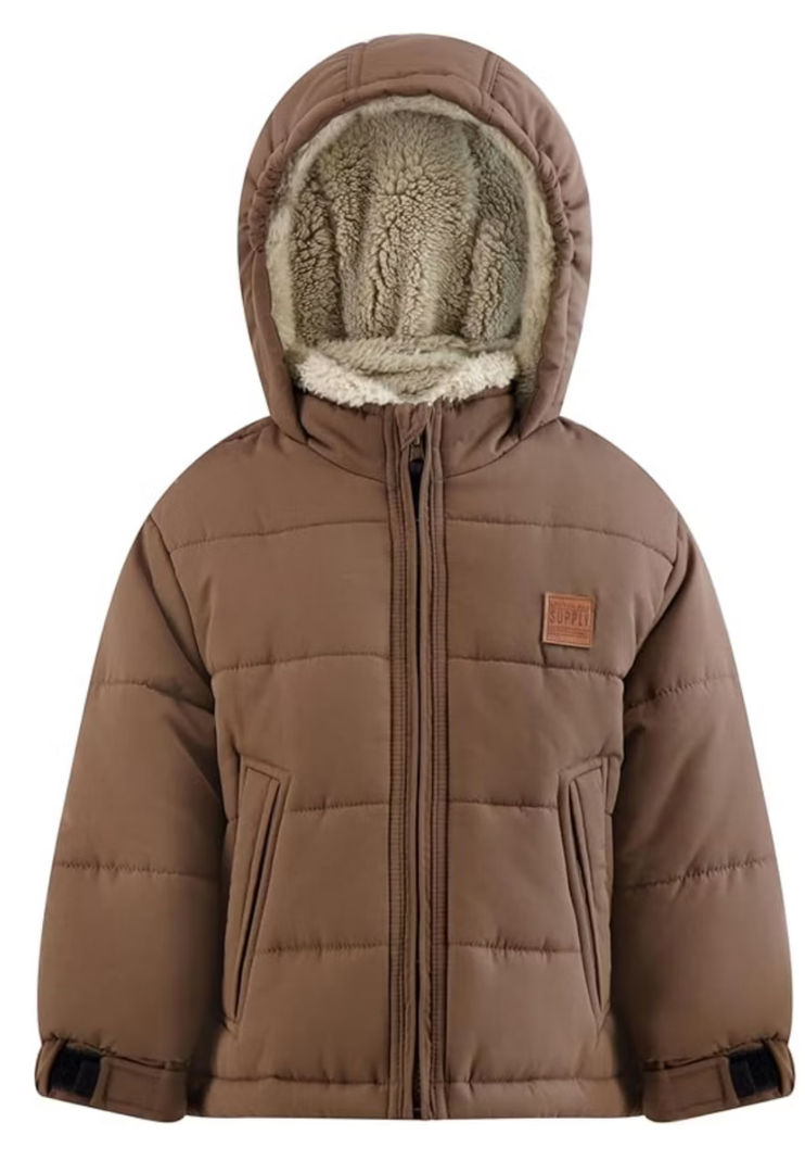 LONDON FOG Little/Big Boys' Heavyweight Stylish Winter Puffer Jackets, L/14-16