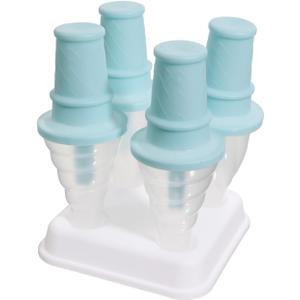 Diy Ice Cream Cone Mold Silicone Maker Kitchen Supplies Ice Cube Tray for Homemade Lollies and Treats 6-Cavity 6.3X4.9X4.9 Inch