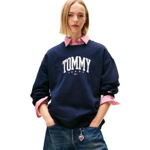 Tommy Jeans Women's Medium Weight Pullover Crewneck With Printed Logo, Size S
