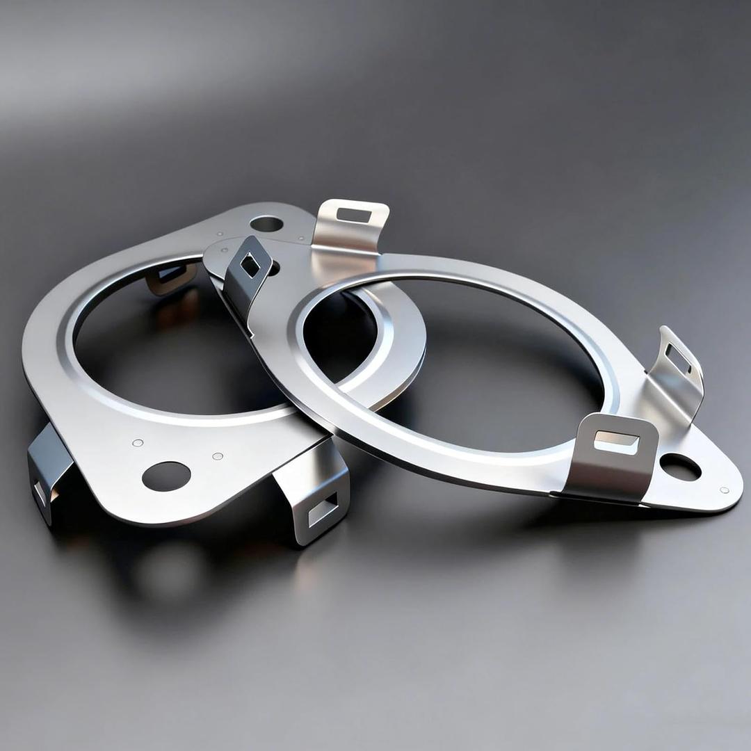 2-Pack Upgraded 68505222AA Exhaust Pipe Gasket for 2019 2020 2021 2022 Dodge RAM 1500, Replacement for Mopar 68505222AA Silver Alloy Steel