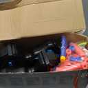 POKONBOY 2 Pack Blaster Toy Guns for Boys Fit for Nerf Guns Darts, 6-Dart Rotating Barrel Foam Bullets Hand Gun Toys with 80 Refill Darts and 2 Wristbands Gifts for 6 7 8 9 10 Years Kids Christmas (Blue & Red)