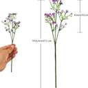 ABAJI Tiny Babys Breath Artificial Flowers Gypsophila Real Touch Flowers for Wedding Party Home Garden Decoration 12 inch in Length Small and Short