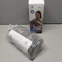 BOB AND BRAD Far Infrared Weighted Heating Pad for Back Pain Relief, Electric Heat Pad for Cramps, Knee, Neck & Shoulder, Moist Heat Therapy & Hands-Free Strap, FSA-HSA Eligible, Gift for Women Men (Gray)