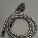 Handheld Showerhead & Rain Shower Combo. Dual 2 in 1 Shower Head System with Stainless Steel Hose, 3-way Water Diverter in All-Chrome Finish MADOL [2714]