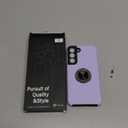 PELEPUES Shockproof Case for Samsung Galaxy S22 5G, [Embedded Finger Ring] Military Grade Phone Case Cover with Reinforced Metal Stand Kickstand [Support Magnetic Car Holder] for S22, Purple