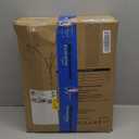 36W Corner Floor Lamp Dimmable - 3 Lights Arc Floor Lamps Standing Lamp with Remote & Touch Control, Tall Lamp for Living Room Corner, Bedroom, Office (Black-Beige Linen Lampshade)