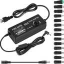 Universal Power Supply Adjustable 3V~12V 12A 144W Variable Switching Power Adapter,3V 4V 5V 6V 7V 8V 9V 10V 11V 12V, Variable DC Power Supply with 14 Tips&Polarity Converter for LED Strip Light Router