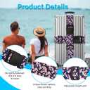 Luggage Straps for Suitcases TSA Approved, Luggage Identifiers for Suitcase, Adjustable Suitcase Strap for Baggage Security with Cute Patten, Travel Necessary Accessories (Anime Sakura)