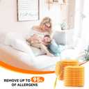 Duster Refills Bulk Compatible with Swiffer Dusters Swiffer Microfibre dust Cleaner for Cleaning Home, Office, Furniture (Yellow, 20 PCS (360)+Handle)