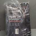 Push Up Board,Home Gym,Portable Exercise Equipment,Pilates Bar and 20 Fitness Accessories with Resistance Bands and Ab Roller Wheel,Full Body Workout at Home (Black)