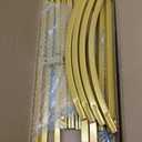 Wokceer Wedding Arch Backdrop Stand 7.2FT, 6FT Gold Metal Arch Stand Set of 2 for Birthday Party Wedding Ceremony Baby Shower Graduation Decoration