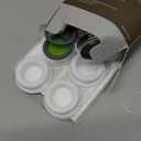 Reusable Capsules for Nespresso OriginalLine - 6pcs Refillable Coffee Pods,Stainless Steel Cups Compatible for Nespresso OriginalLine Machine (6Pods+100pcs Lids+Storage Board)