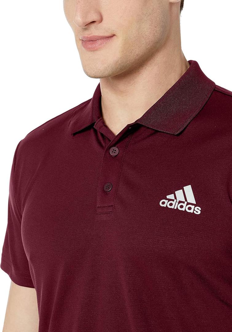 adidas Men's Train Essentials Polo Shirt Bordo, XL