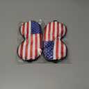 2 x Silk American Flag Sleep Masks,Soft American Eye Masks with Adjustable Strap,Comfortable Funny Sleeping Masks for Men,Women