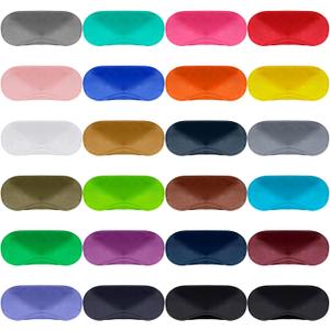 100 Pack Eye Mask Disposable Blindfolds for Games with Nose Pad Soft Eye Cover Party Pack Sleep Mask for Women Men Kids(Multi Color)