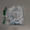 Snowflake Silver Christmas Tree Skirt Decorations Winter Gray Xmas Tree Mat 35 inch for Holiday Party Supplies Rustic Ornaments Small Tree Skirt