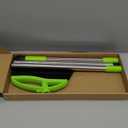 Soft Bristles Green Angle Broom Long Handle Indoor Broom for Hardwood Floor Sweeping Floor Cleaning Broom