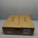 20" Ceiling Fan With Lights and Remote, Low Profile, 6 Wind Speeds, Dimmable Light, White Flush Mount, Smart Modern for Home (Black+ Grey)