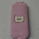 YOOLIFE Mothers Day Gifts for Mom - Mom Bag Birthday Gifts Initial Large Cute Pink Makeup Bag Make Up Cosmetic Travel Bag Toiletry Pouch Personalized Gifts Bonus Mom Ever Mom In Law Godmother Gifts D