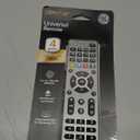 GE 4-Device Universal Remote Control, Designer Series, Brushed Nickel/Silver, 33709