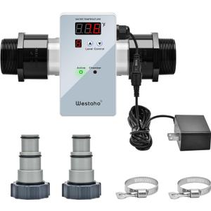 Pool Io/ni/zer System for Up to 40,000 Gallons, Equipped with Smart Display, Compatible with In-Ground, Above-Ground Pool, Hot tub, Spa or Aquarium, Clearer Water, More Comfortable Swimming